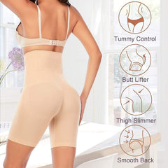 4-in-1 Shaper - Quick Slim Shape Wear Tummy, Back, Thighs, Hips - Black/Efffective Seamless Tummy Tucker Shapewear Body Shaper