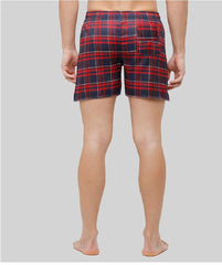 Fidato Men's Checkered Boxer Pack Of 2